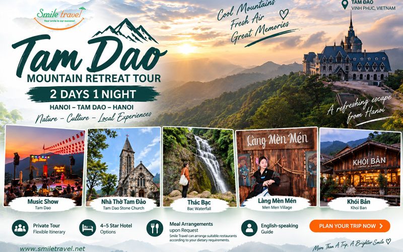 Tam dao Tour from Hanoi